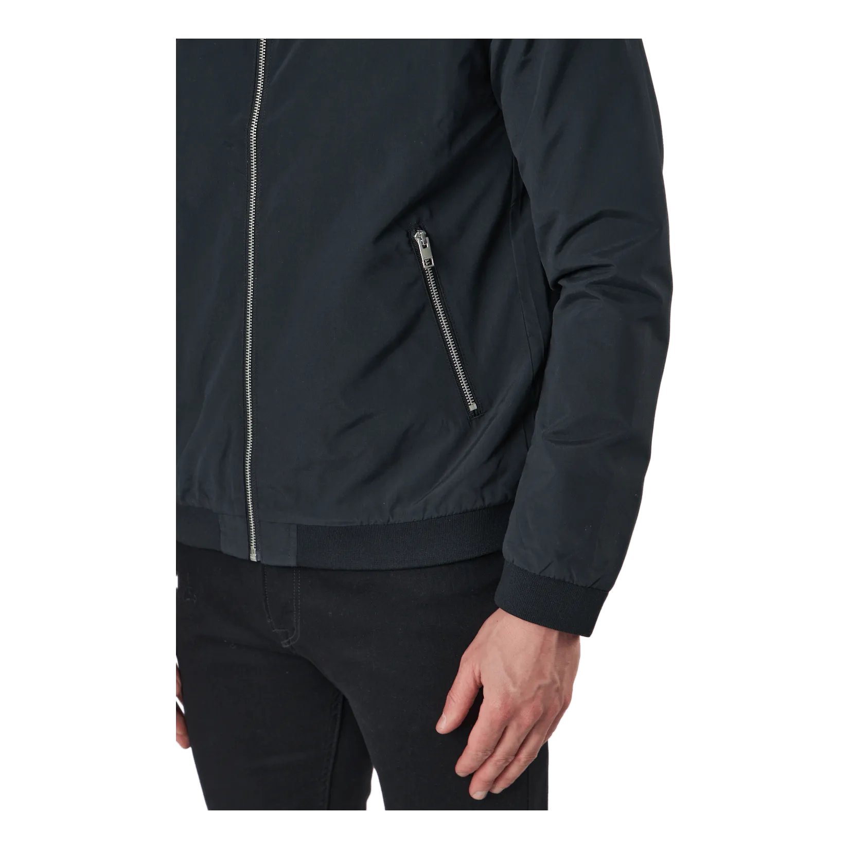 Jack & Jones Jjerush Harrington Bomber Noos Black