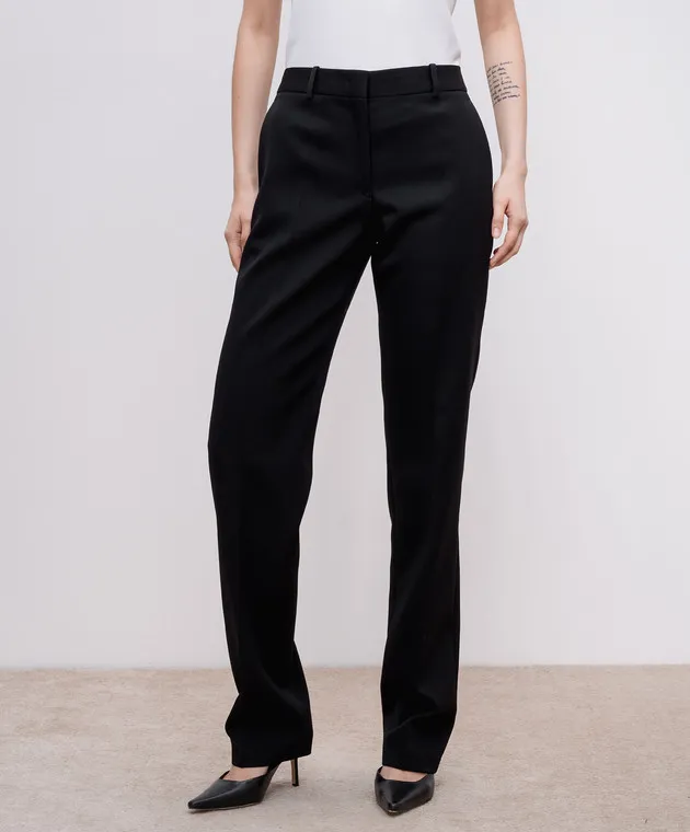 Jil Sander Black pants made of wool