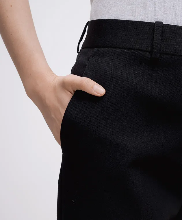 Jil Sander Black pants made of wool