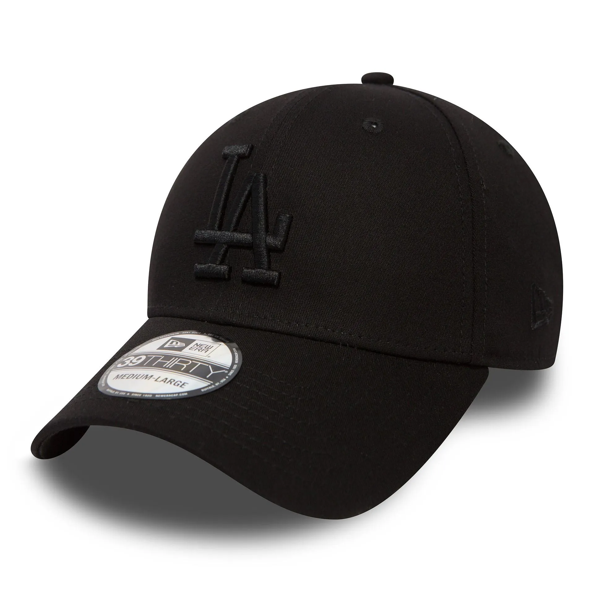 LA Dodgers Essential Black 39THIRTY Cap