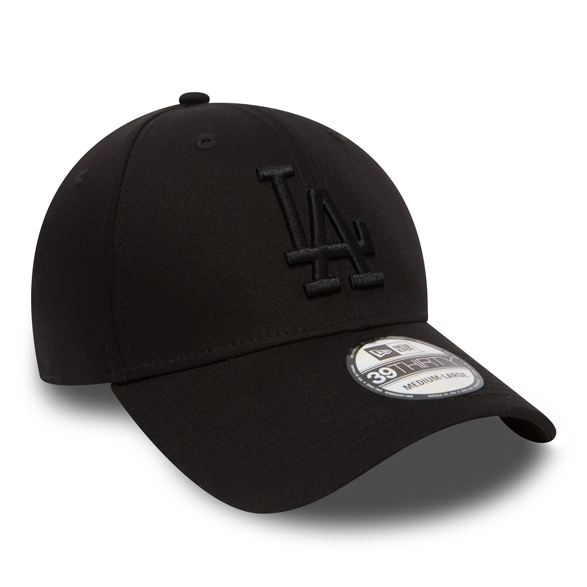 LA Dodgers Essential Black 39THIRTY Cap