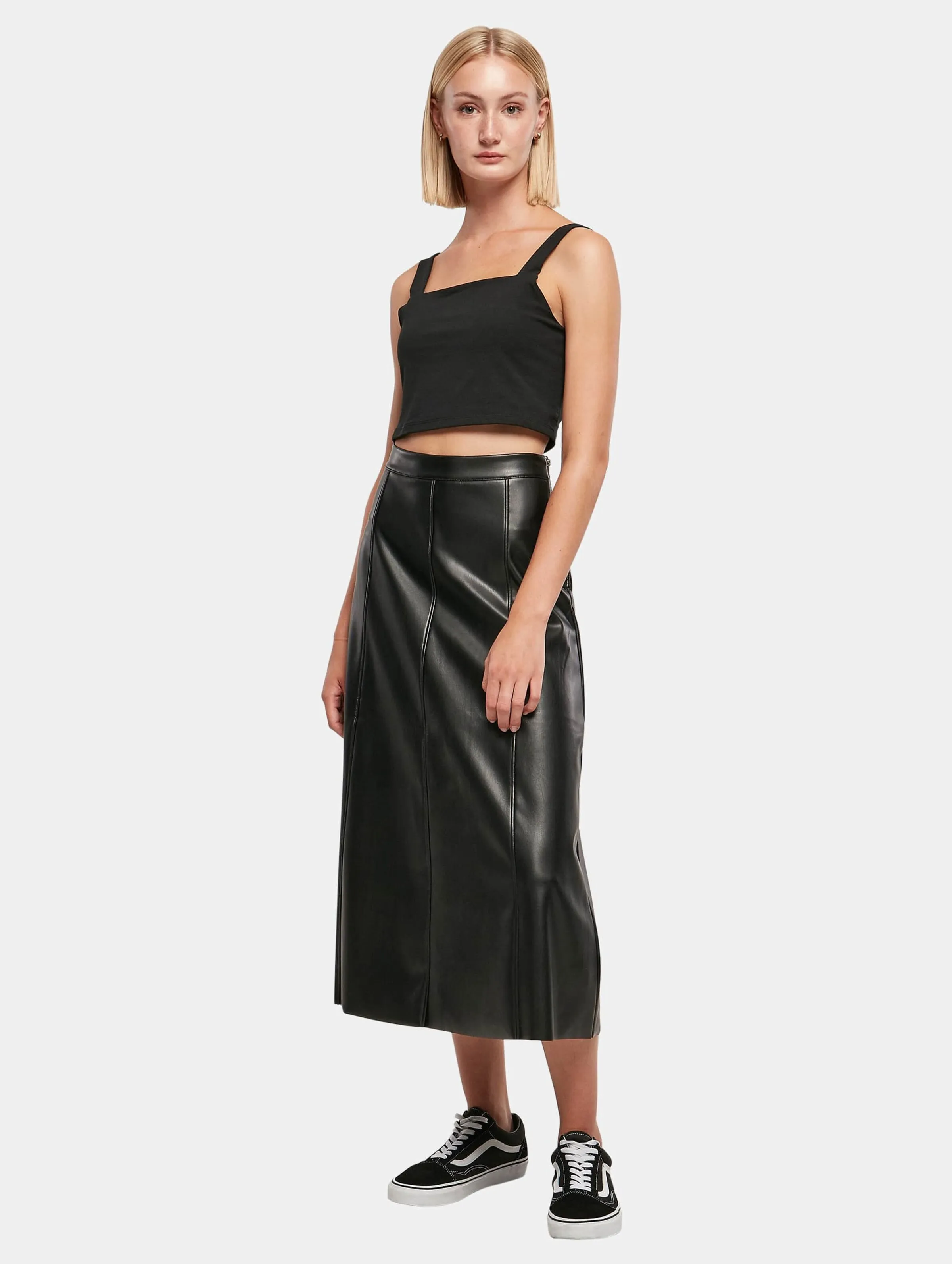 Ladies Synthetic Leather Midi