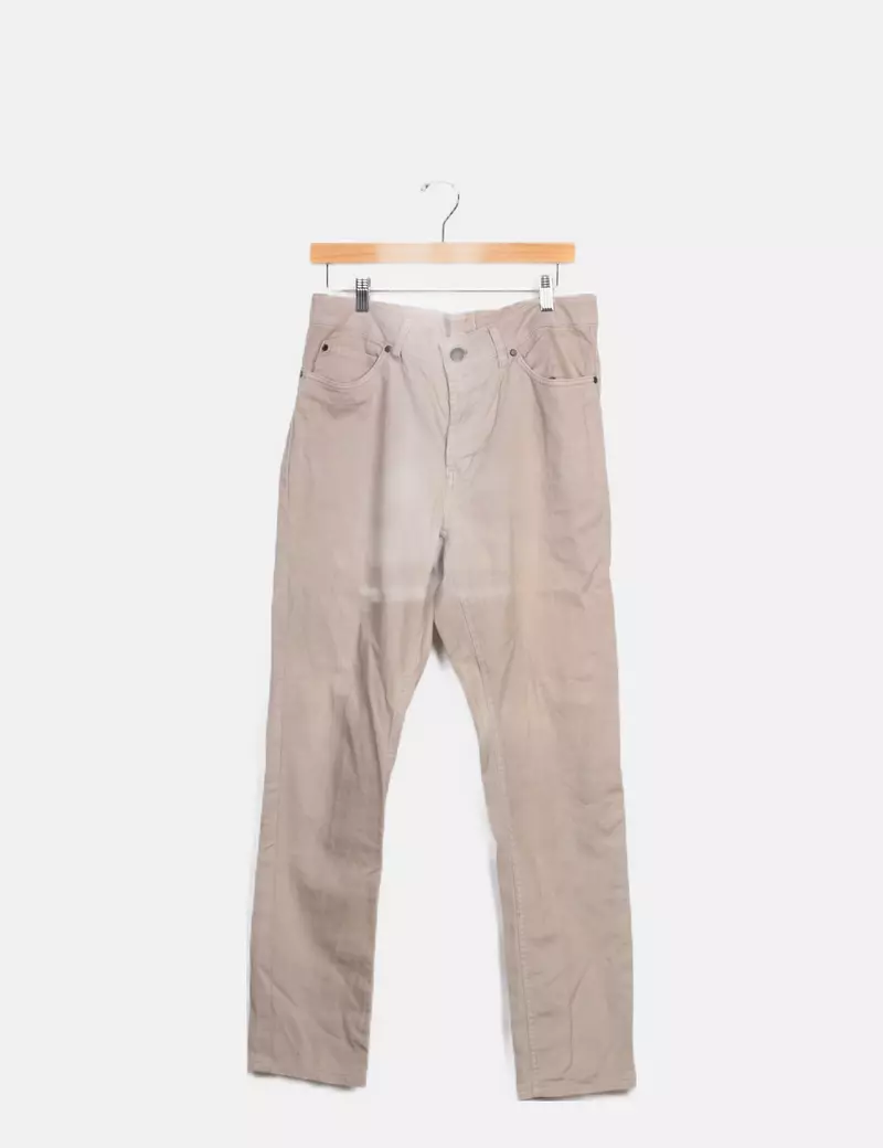 Lefties Jeans beige recto