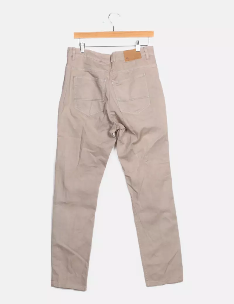 Lefties Jeans beige recto