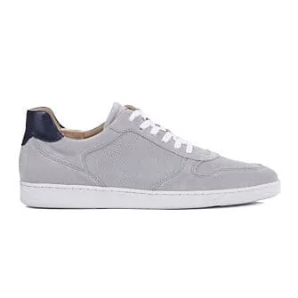 LIGHT GREY SUEDE TRAINERS  BORONIA