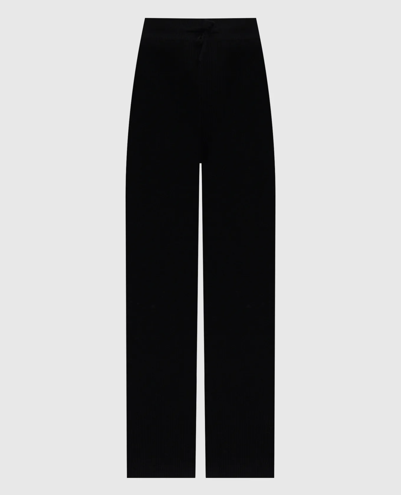 LISA YANG Heather black ribbed cashmere pants