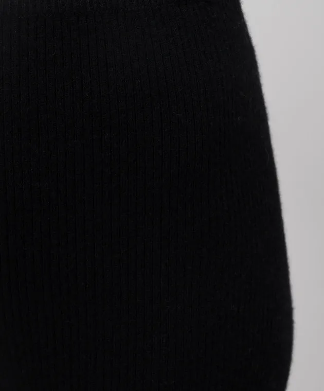 LISA YANG Heather black ribbed cashmere pants