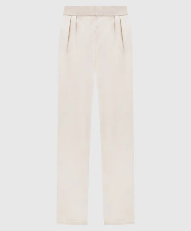 LISA YANG White Cashmere Joey Pants