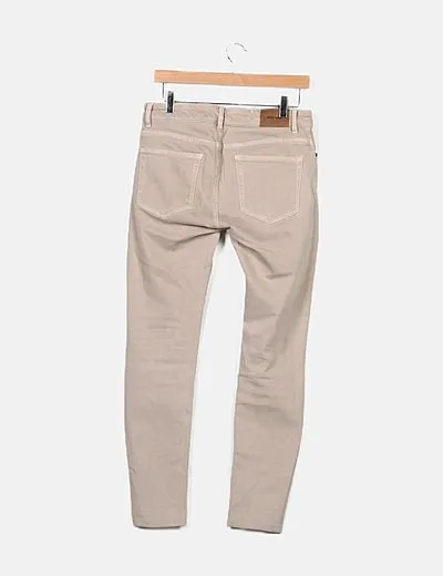 Mango Jeans denim gris slim fit