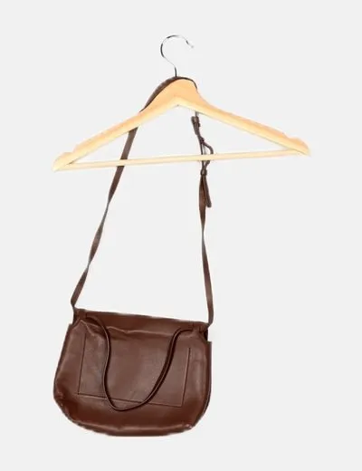 Massimo Dutti Mini bolso marrón