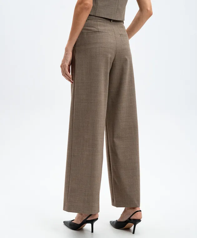 Max & Co VACANZE beige pants with wool