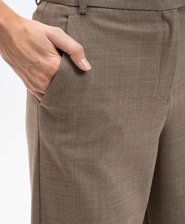 Max & Co VACANZE beige pants with wool