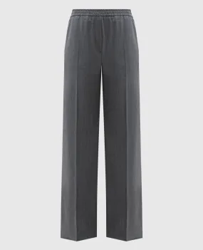 Max Mara Weekend Gray pants PETRA with wool