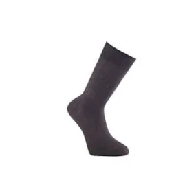 Men's Dark Brown Mercerised Cotton Socks