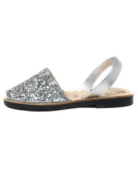 menorquina glitter plata