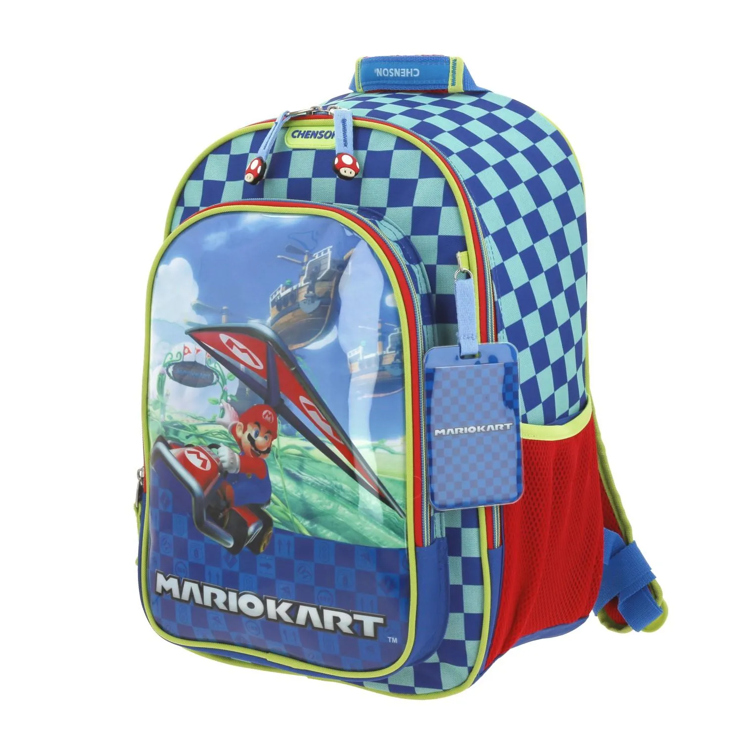 Mochila Azul Mario Bros Para Nio Chenson Flewn