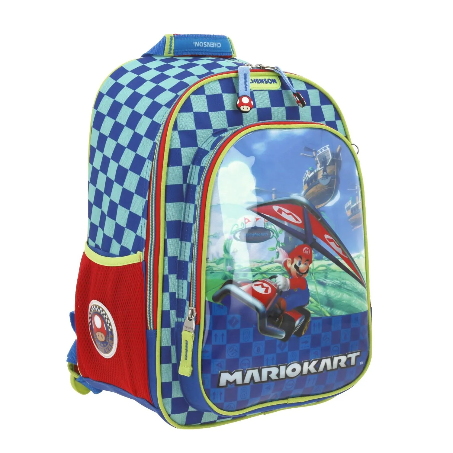 Mochila Azul Mario Bros Para Nio Chenson Flewn