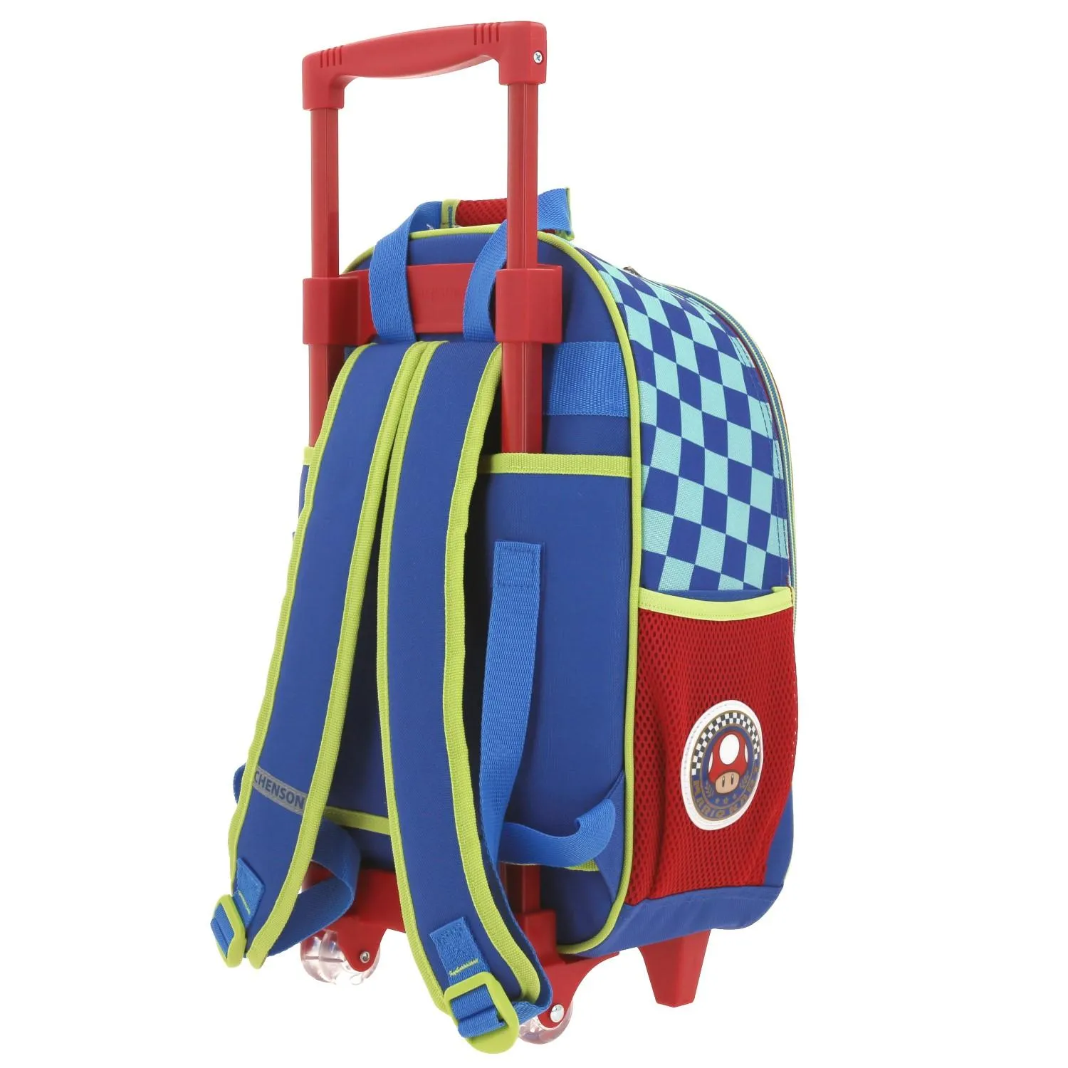 Mochila Con Ruedas Azul Mario Bros Chica Para Nio Chenson Flewn