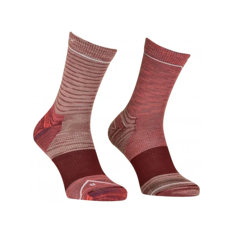 Mujeres Ortovox Alpine Mid Socks W (Wild Rose)