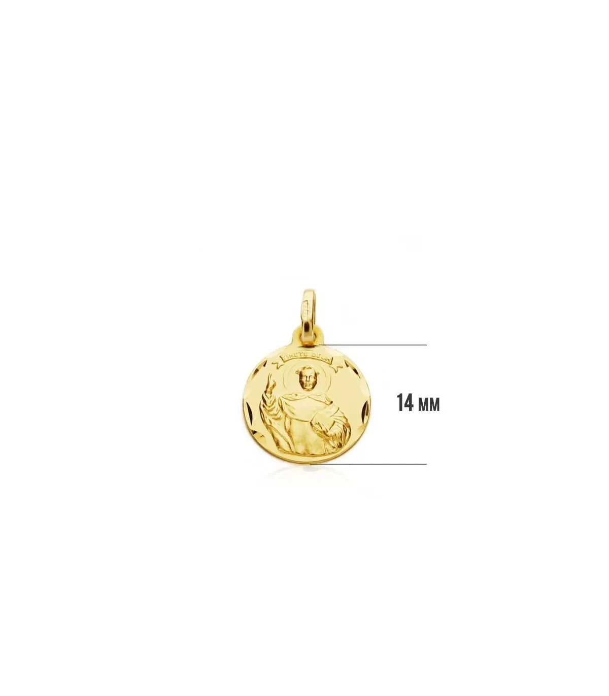 Médaille Saint Vincent Ferrer 18K 14mm