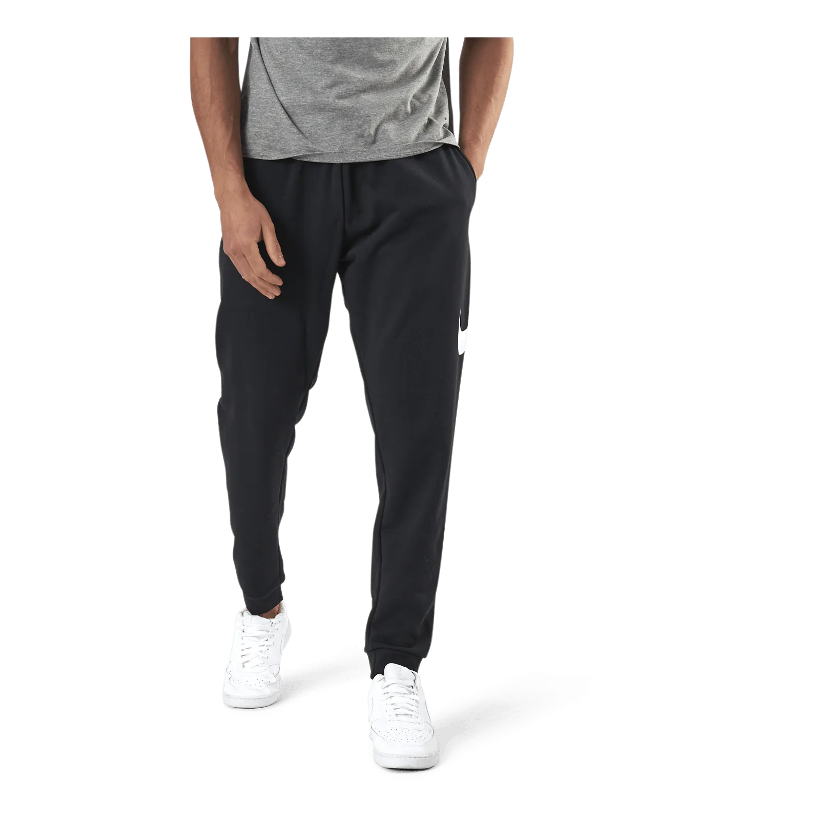 Nike Dri-FIT Men's Tapered Training Pants BLACK/WHITE