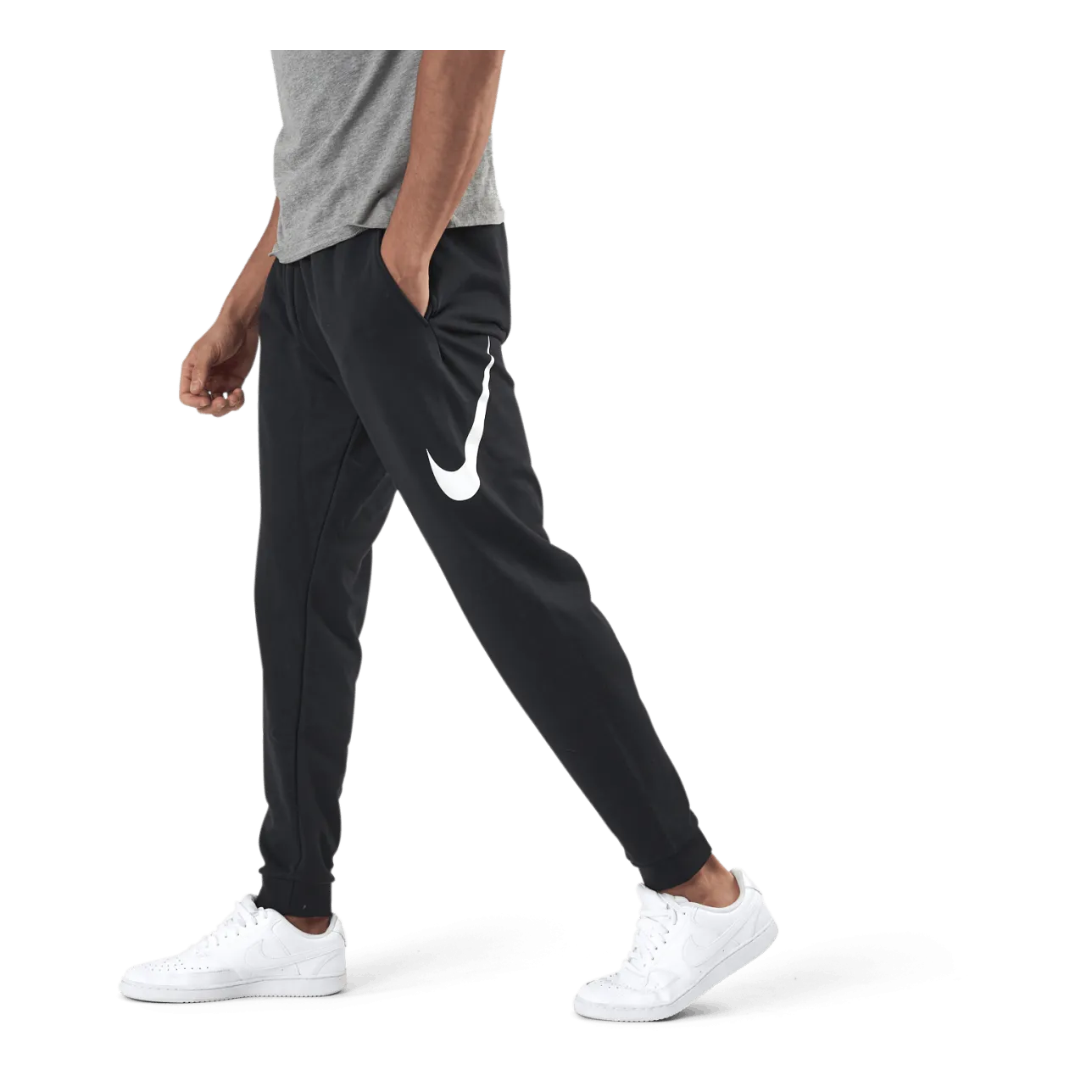 Nike Dri-FIT Men's Tapered Training Pants BLACK/WHITE