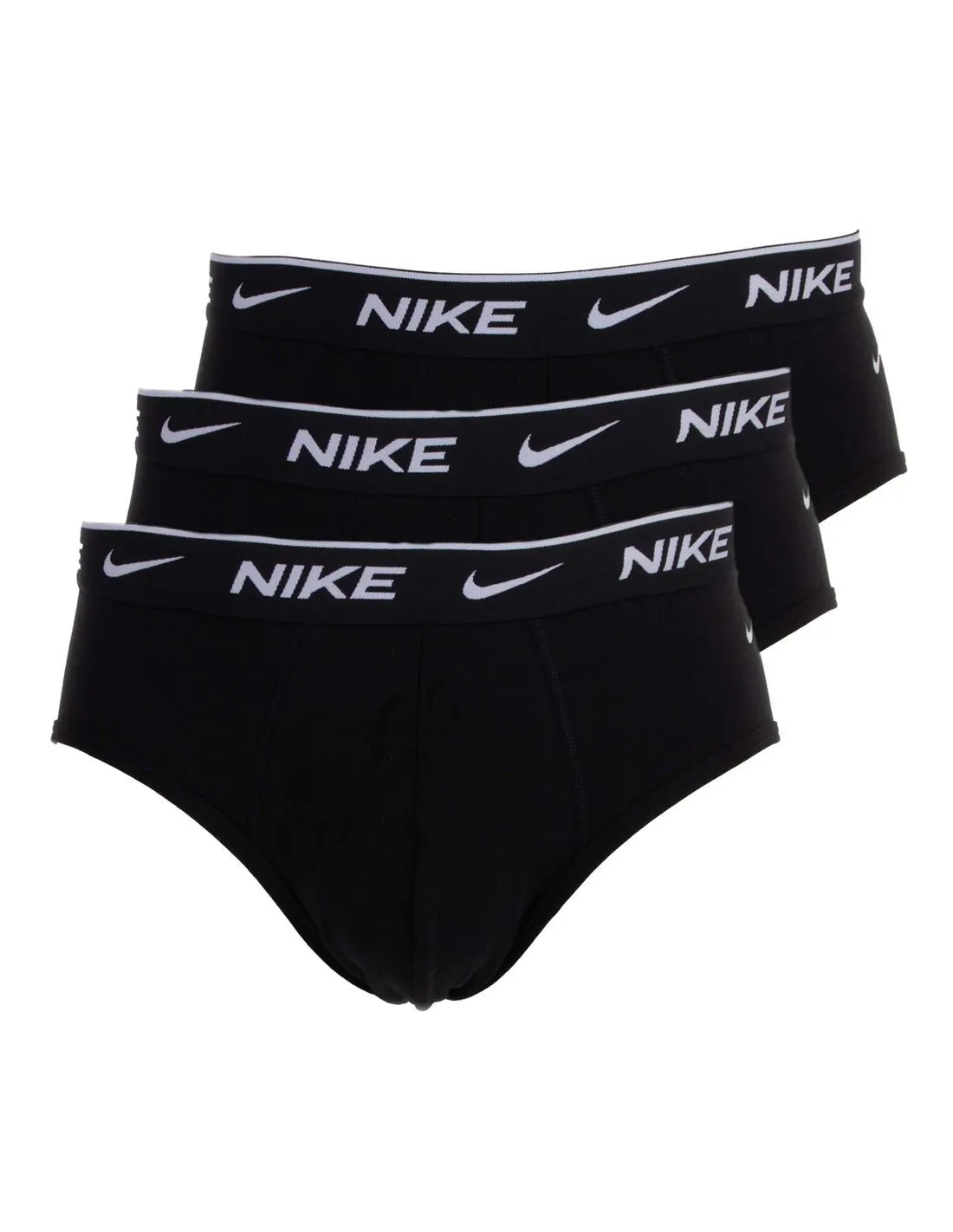 NIKE - Pack 3 briefs negros KE1006 Cotton Stretch Hombre