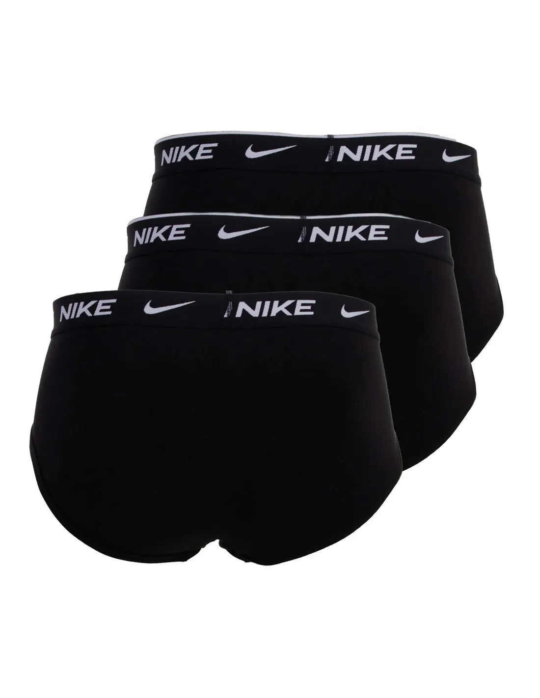 NIKE - Pack 3 briefs negros KE1006 Cotton Stretch Hombre