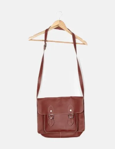 NoName Bolso marrón satchel