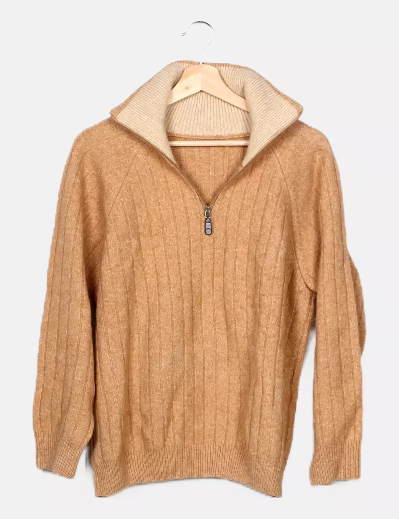 NoName Chaqueta de punto camel