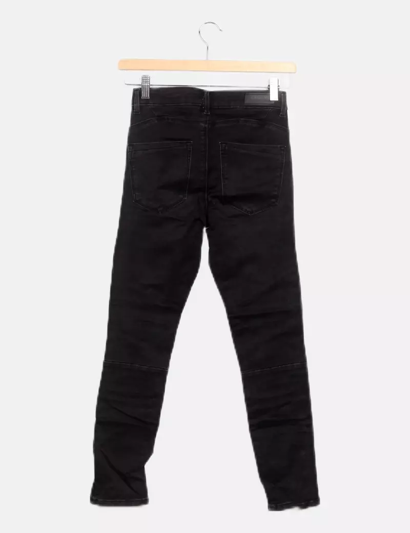 ONLY Jeans denim pitillo negro