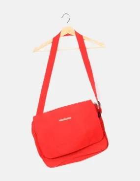 Overline Bolso maletín rojo bandolera