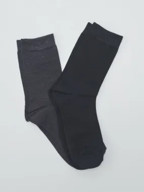 Pack de 2 pares de calcetines - negro