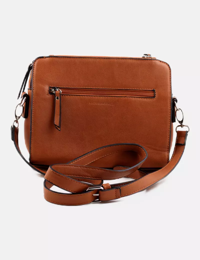 Paco Martinez Bolso marrón satchel