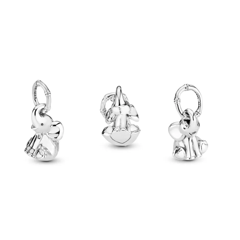 PANDORA Charm colgante en plata de ley Elefante Artículo 798069