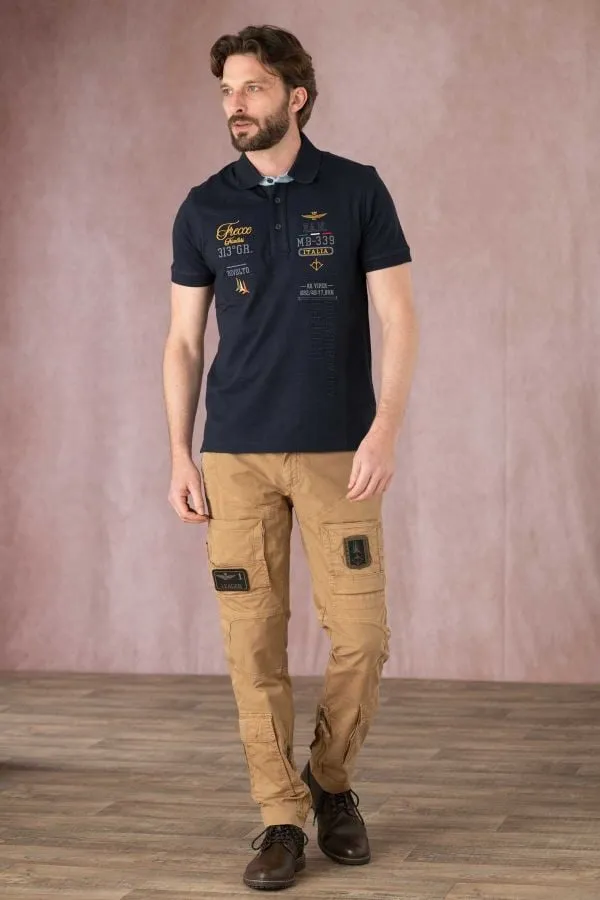 Pantalon Hombre Aeronautica Militare Pa1387Ct1493 57544 Peanut Brown