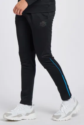 PANTALÓN UMBRO PRO TRAINING POLY PANTBLACK / MALIBU BLUE