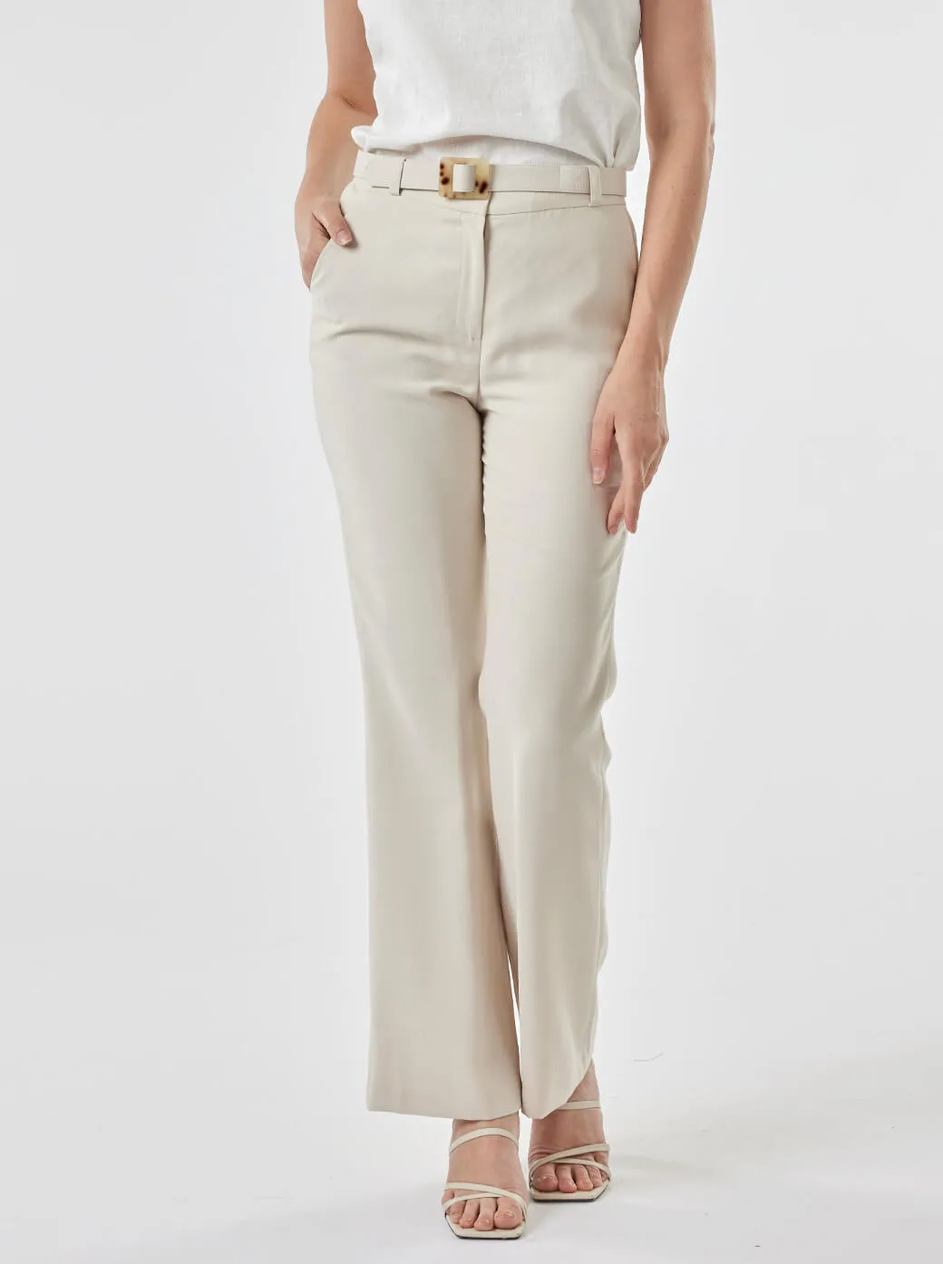 Pantalón beige Kaela