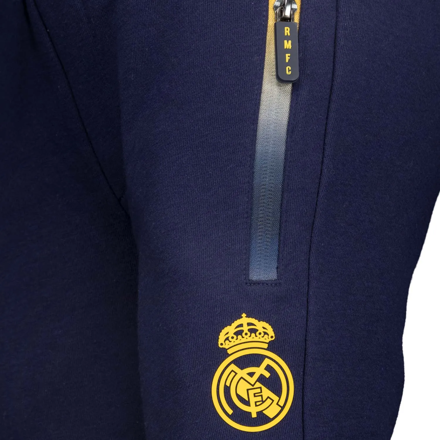 Pantalón Chándal Niños Kids on Tour Real Madrid Cremallera Degrade Azul