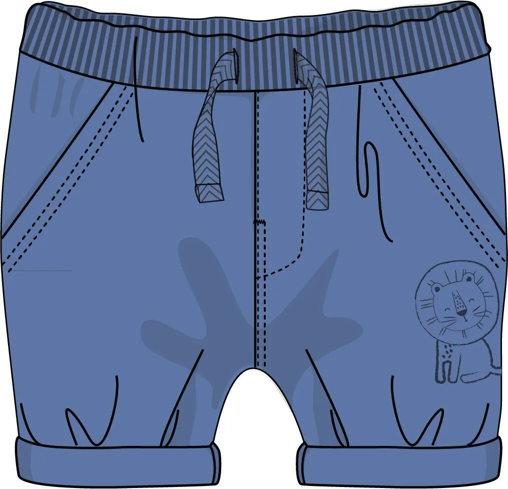 Pantalón corto algodón bebé Losan