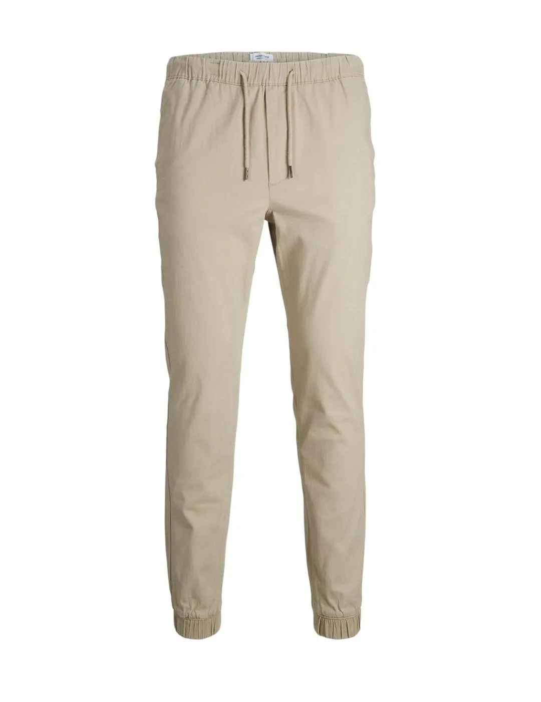 Pantalón Jack&Jones Gordon beige con puño Regular fit hombre