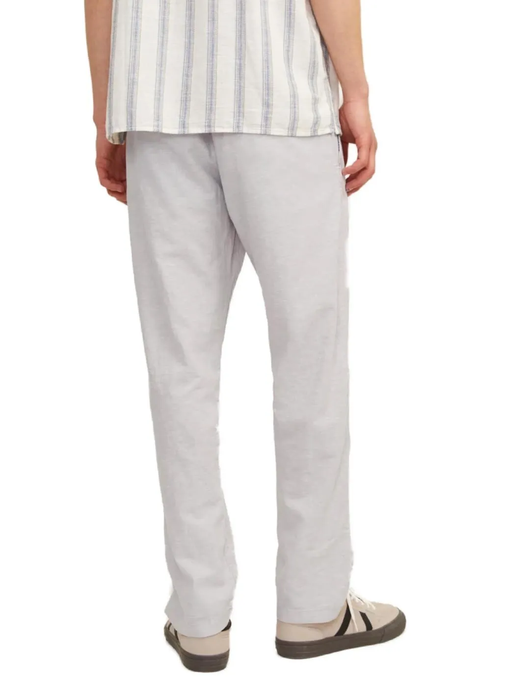 Pantalón Jack&Jones Jogger beige de lino para hombre