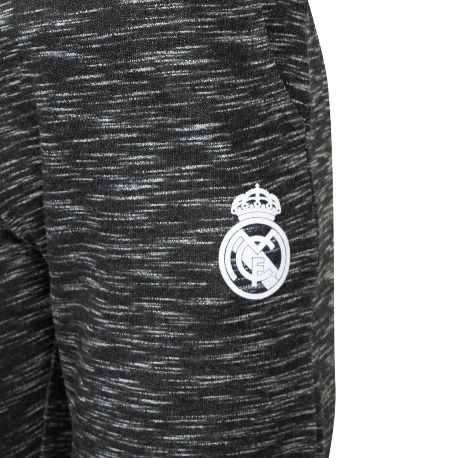 Pantalón Negro Melange Mujer Real Madrid