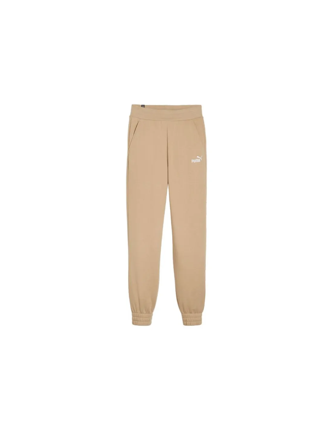 Pantalón Puma Essentials+ Embroidery High Marrón Mujer