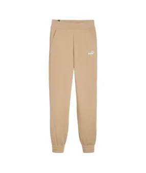 Pantalón Puma Essentials+ Embroidery High Marrón Mujer