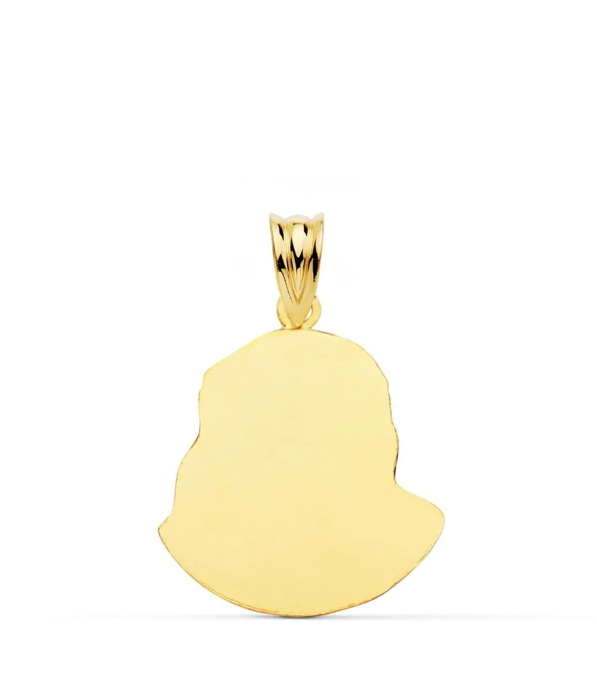 Pendentif Portrait Christ en Or 18K 23mm