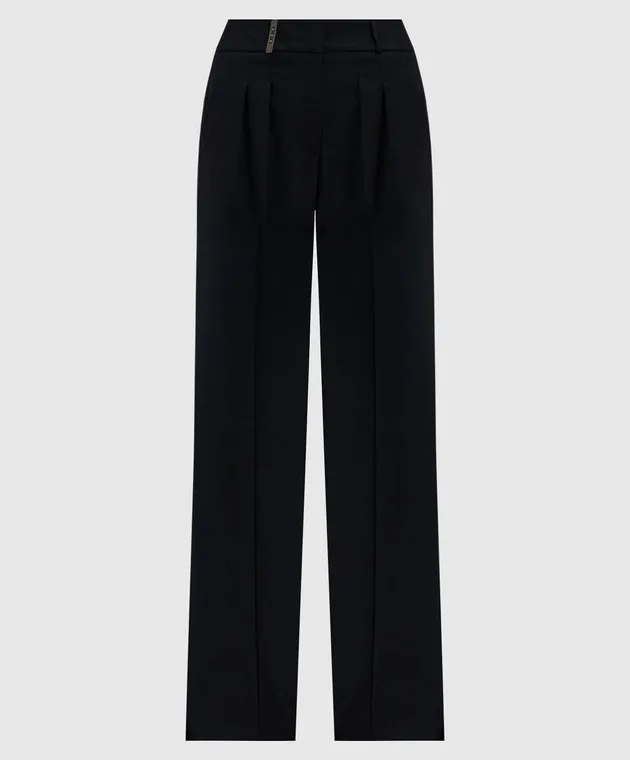 Peserico Black pants with wool