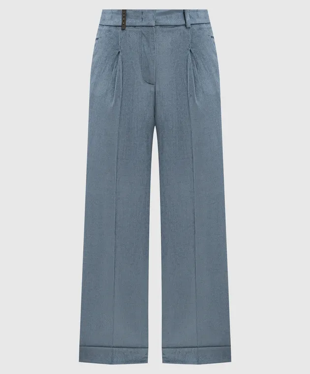 Peserico Blue corduroy pants