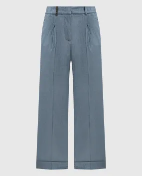 Peserico Blue corduroy pants