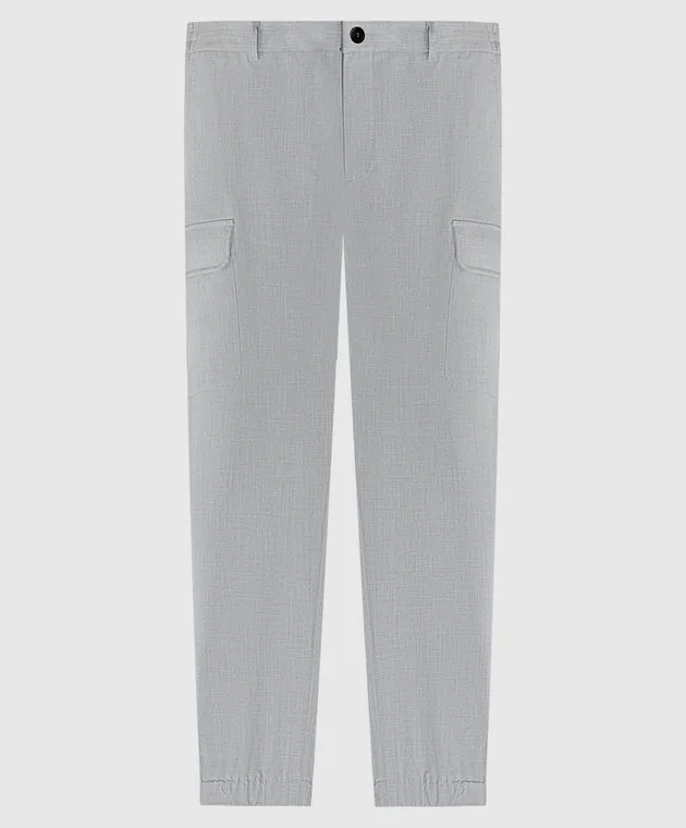 Peserico Gray cargo pants